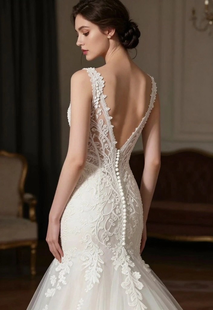 21 Stunning Bridal Fashion Trends You’ll Want to Steal for Your Big Day (#13 Is a Game-Changer!) - 19. Elegant Back Details 1