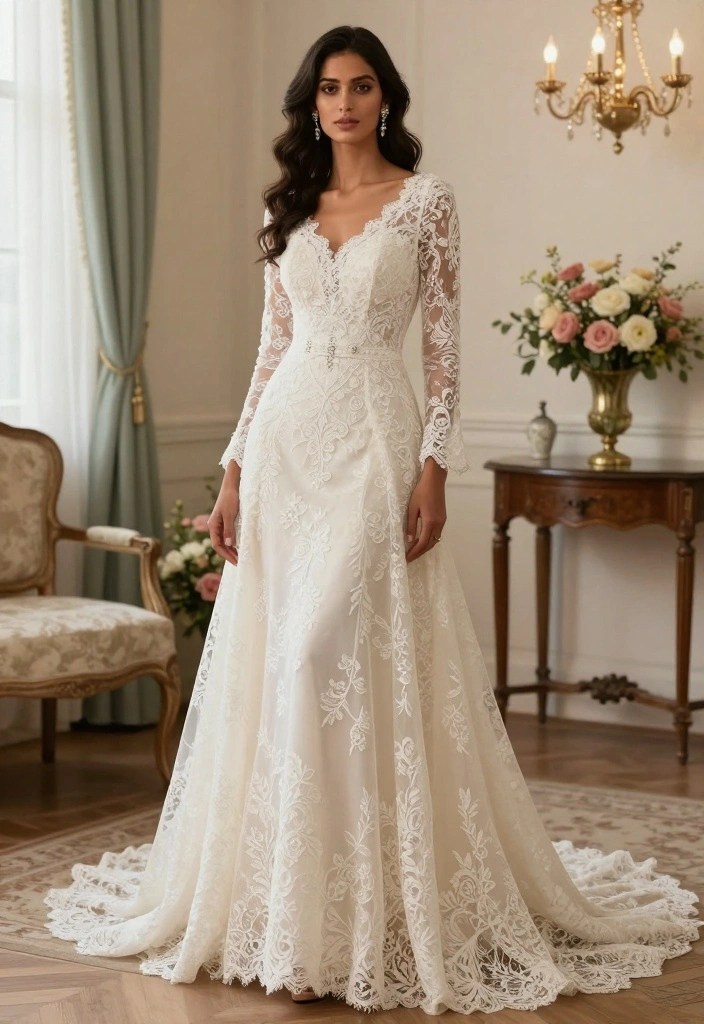 21 Stunning Bridal Fashion Trends You’ll Want to Steal for Your Big Day (#13 Is a Game-Changer!) - 3. Vintage Lace 1