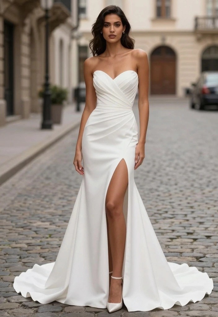21 Stunning Bridal Fashion Trends You’ll Want to Steal for Your Big Day (#13 Is a Game-Changer!) - 8. High Slits 1