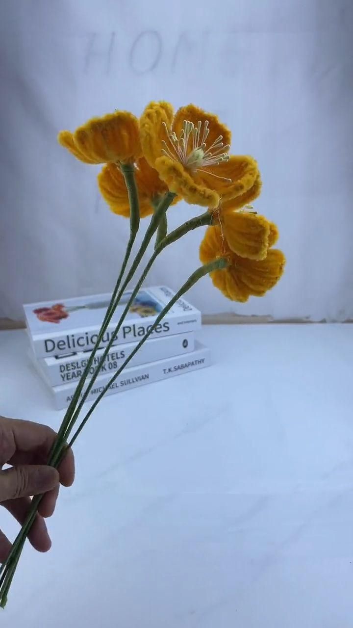 22 Colorful Pipe Cleaner Flowers to Brighten Your Spring (You Won't Believe #11!) - 8. Bright Buttercups 1