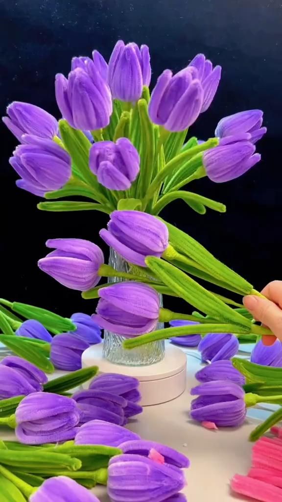 22 Colorful Pipe Cleaner Flowers to Brighten Your Spring (You Won't Believe #11!) - 9. Fun Pansies 1