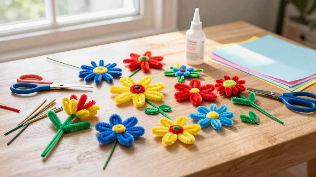 22 Colorful Pipe Cleaner Flowers to Brighten Your Spring (You Won’t Believe&nbsp;#11!)