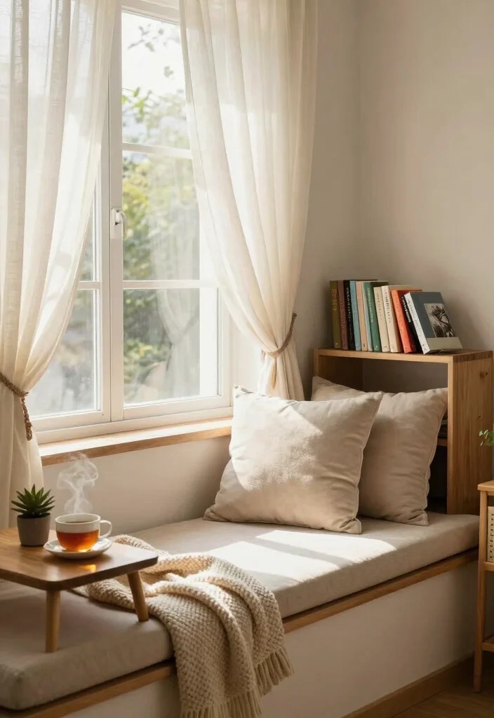 25 Cozy Reading Nook Ideas That'll Make You Want to Curl Up with a Book! - 1. Window Seat Bliss 1