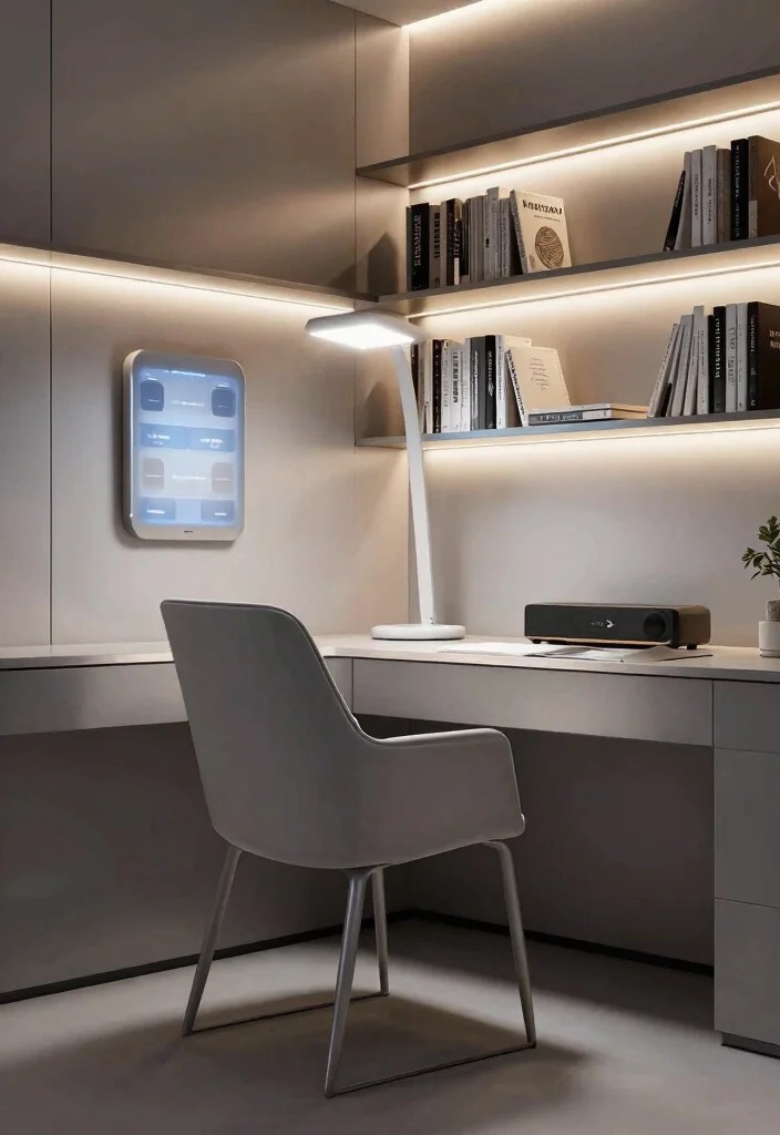 25 Cozy Reading Nook Ideas That'll Make You Want to Curl Up with a Book! - 20. Futuristic Corner 1