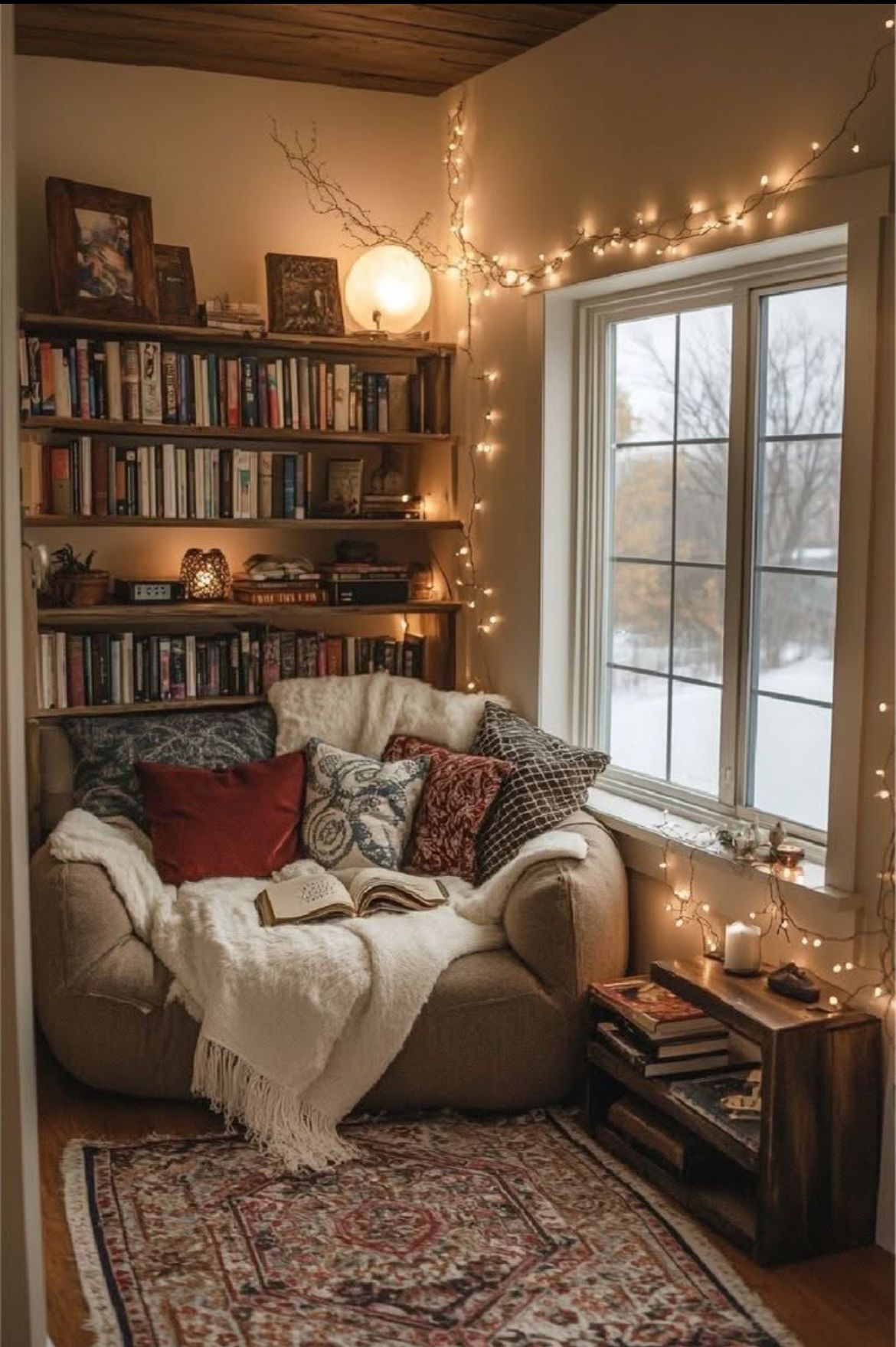 25 Cozy Reading Nook Ideas That'll Make You Want to Curl Up with a Book! - 9. Farmhouse Feel 1