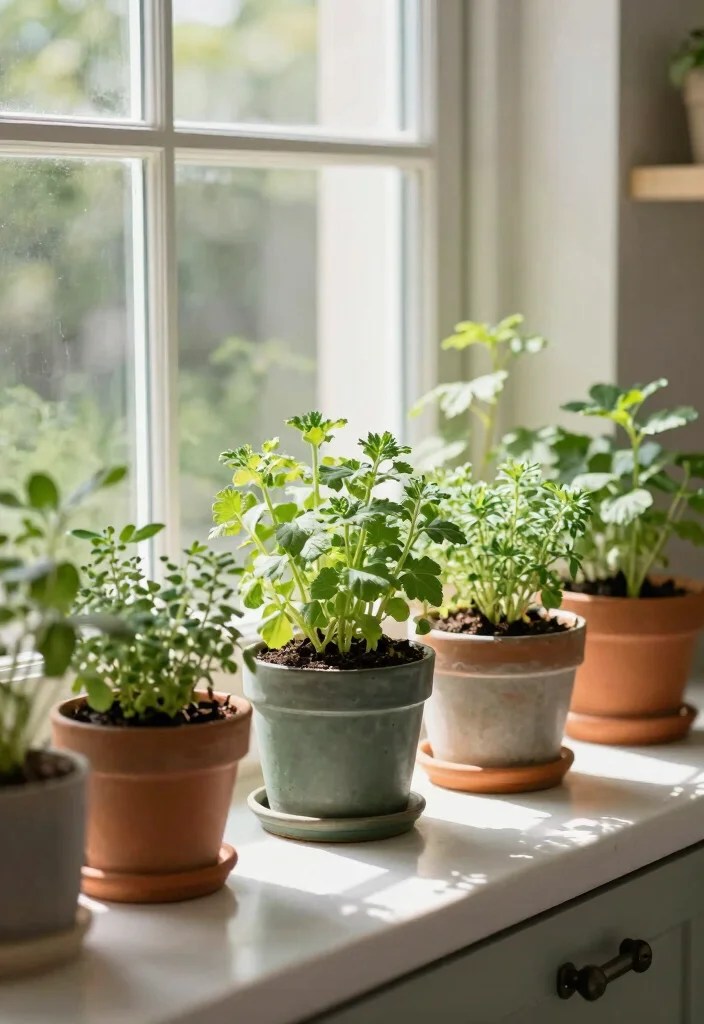 25 Trendy Kitchen Decor Ideas That'll Make Cooking a Delight! - 10. Indoor Herb Gardens 1