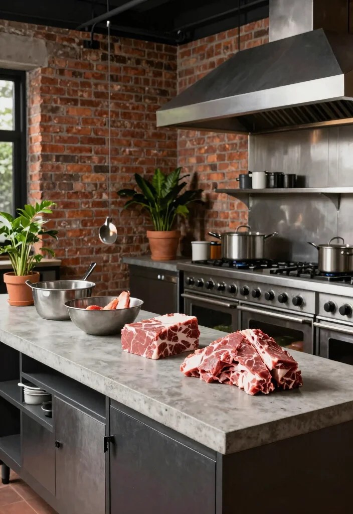 25 Trendy Kitchen Decor Ideas That'll Make Cooking a Delight! - 17. Modern Industrial Style 1