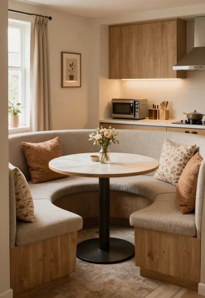 25 Trendy Kitchen Decor Ideas That'll Make Cooking a Delight! - 19. Cozy Dining Nooks 1