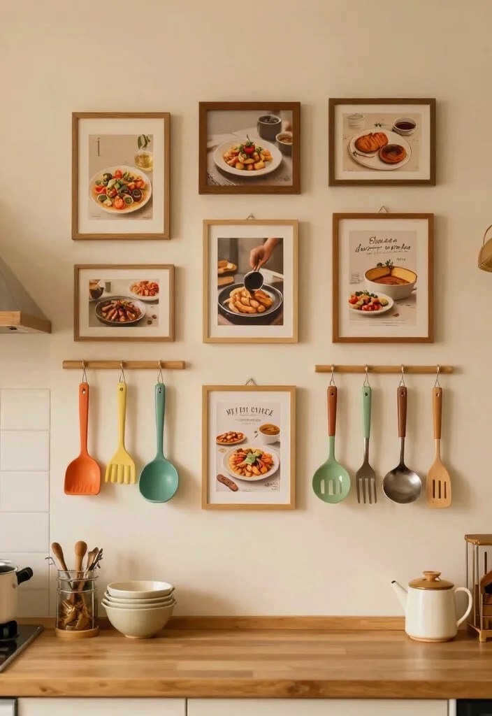 25 Trendy Kitchen Decor Ideas That'll Make Cooking a Delight! - 4. Charming Wall Art 1