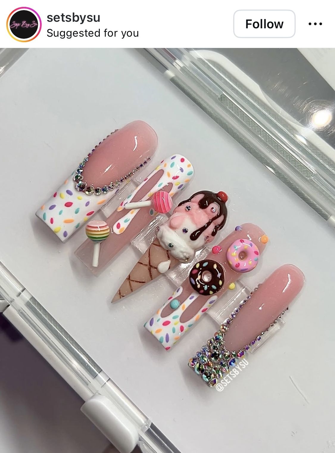 25 Trendy Nail Designs That Will Make Your Friends Jealous - 13. Ice Cream Dream 1