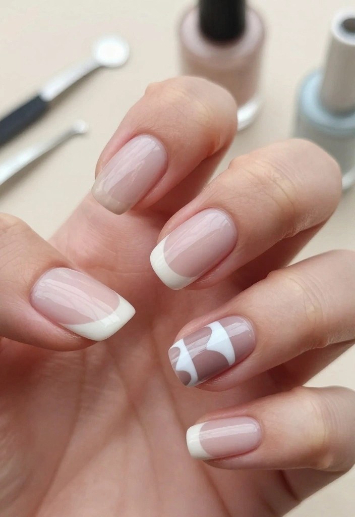 25 Trendy Nail Designs That Will Make Your Friends Jealous - 9. Negative Space Designs 1