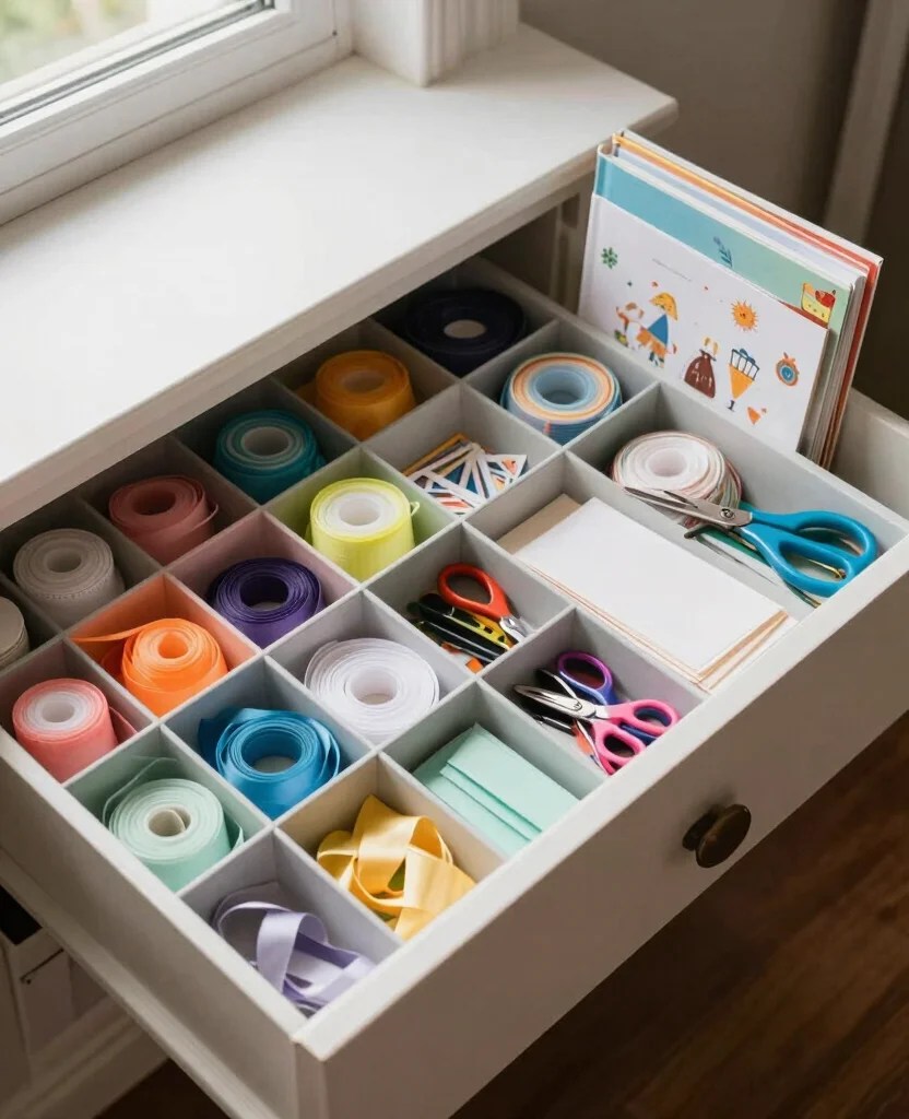 10 Best Craft Storage Solutions for Small Spaces - Organize Your Supplies - 4. Drawer Organizers 1