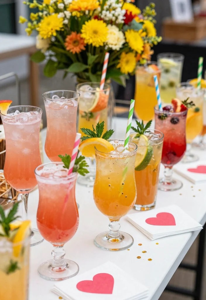 10 Fabulous Galentine's Day Party Ideas That Will Make You the Ultimate Host! - 5. Themed Drinks Station 1