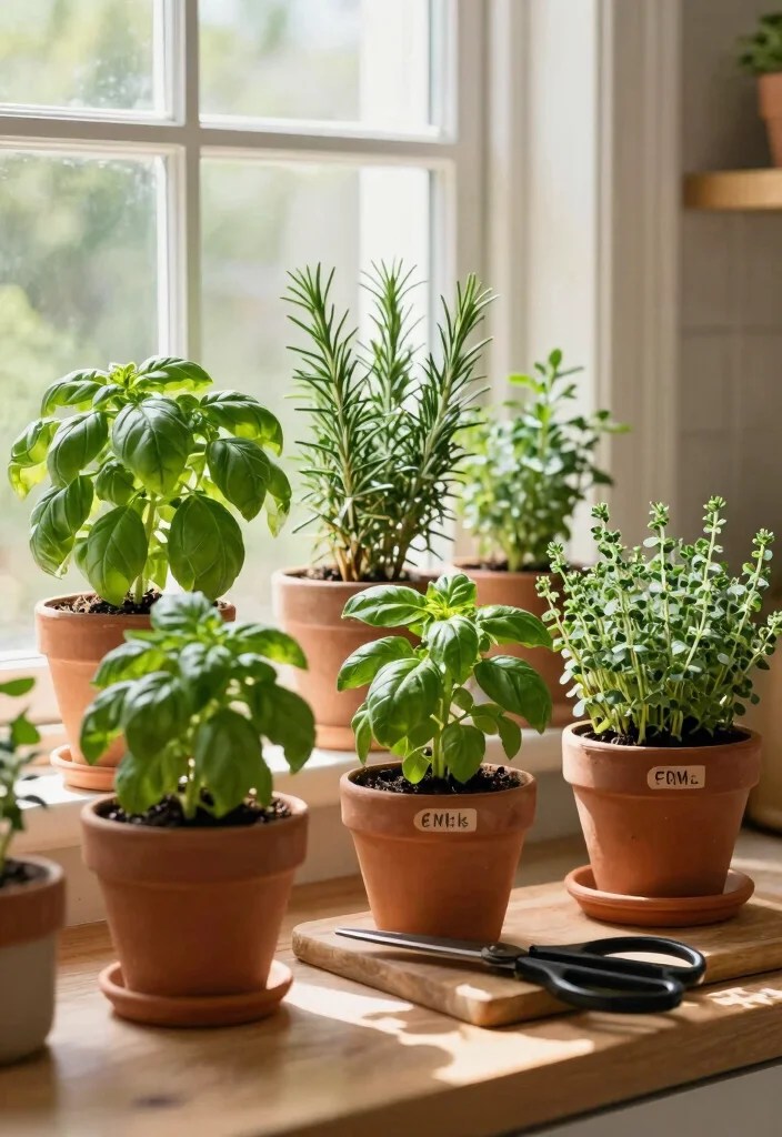 13 Bright Window Spring Planter Ideas That'll Make Your Home Shine (Check Out #4!) - 3. Herbs Galore! 1