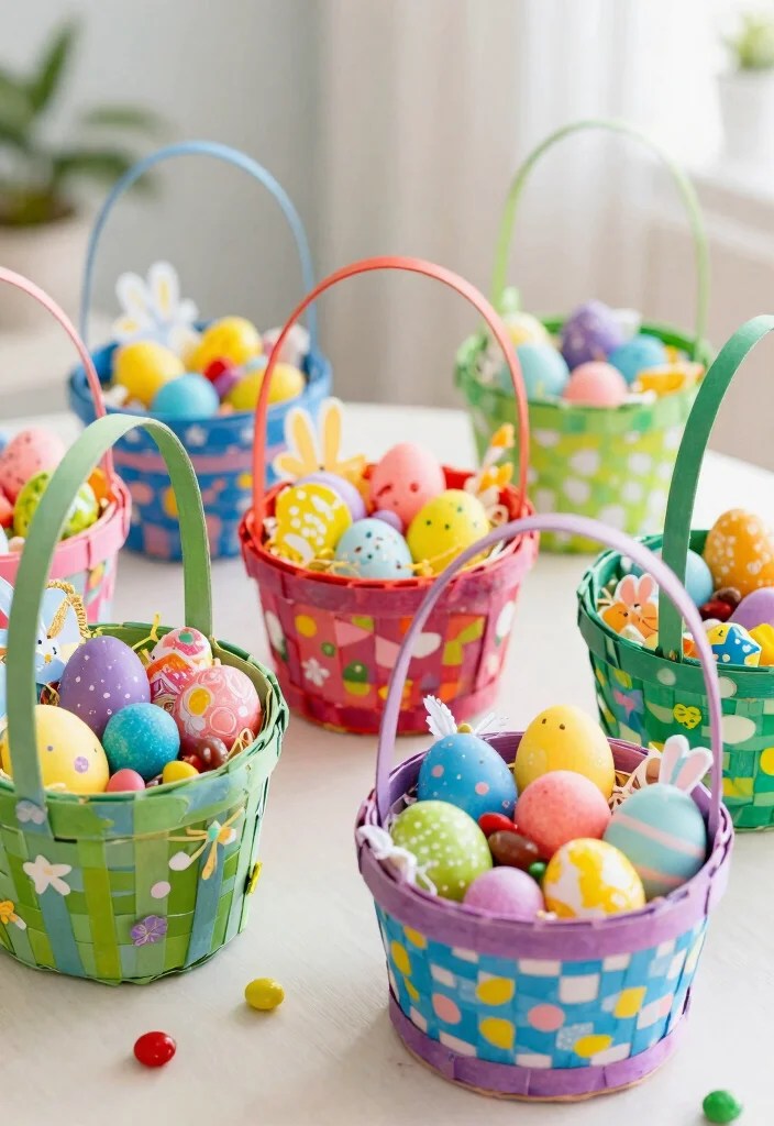 15 Adorable Kids Easter Crafts That'll Make Your Little Ones Jump for Joy! - 15. Easter Basket Crafts 1