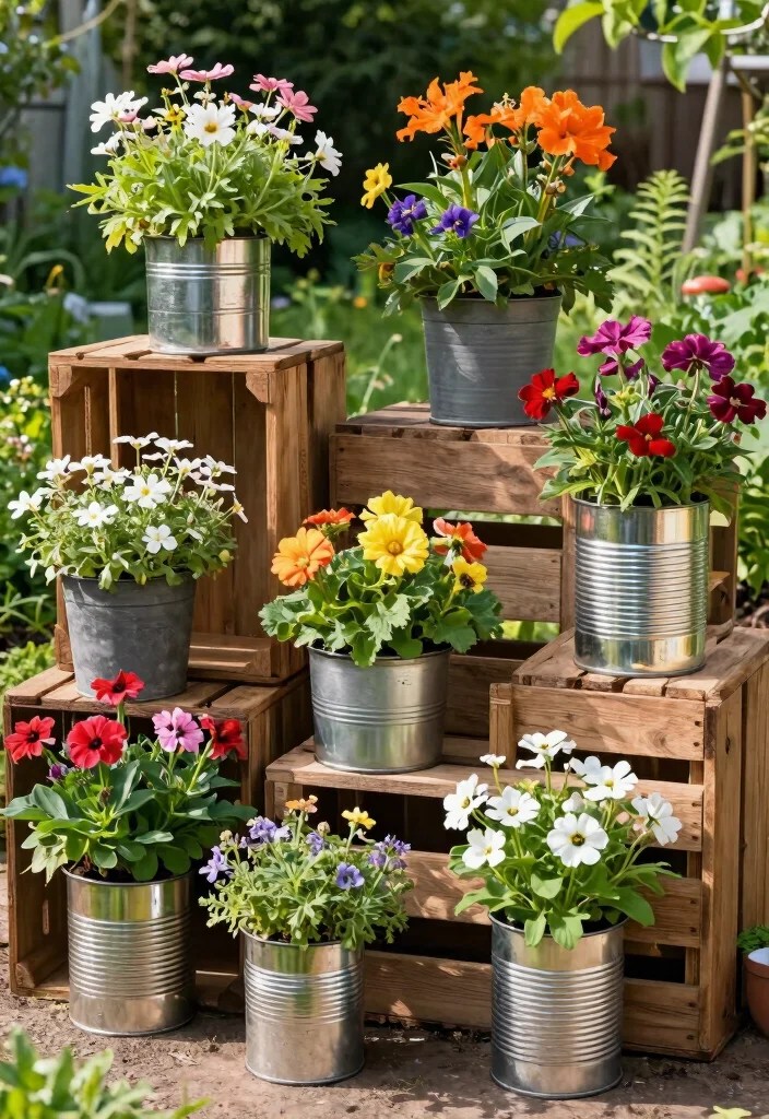 15 Container Gardening Ideas That'll Transform Your Small Space into a Lush Paradise! - 12. DIY Container Ideas from Everyday Items 1