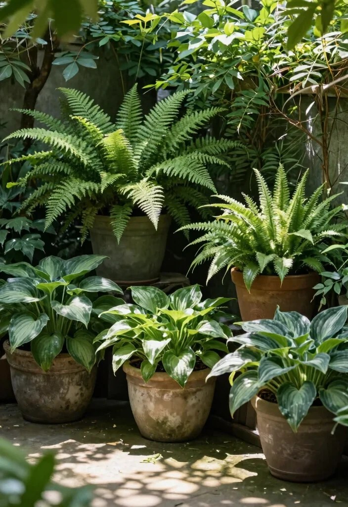 15 Container Gardening Ideas That'll Transform Your Small Space into a Lush Paradise! - 13. Shade-Loving Plants in Containers 1
