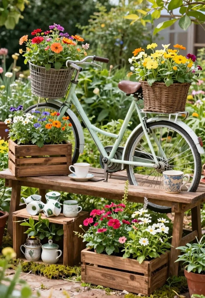 15 Container Gardening Ideas That'll Transform Your Small Space into a Lush Paradise! - 3. Repurposed Items as Unique Planters 1