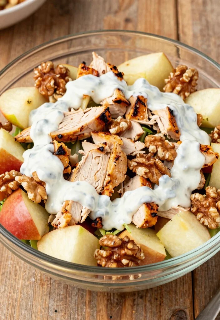 15 Quick Spring Protein Salad Meal Prep Ideas for a Stress-Free Week! - 13. Apple Walnut Chicken Salad 1
