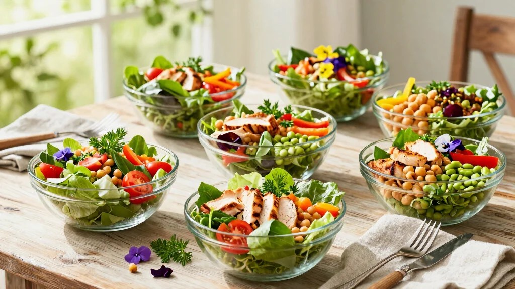 15 Quick Spring Protein Salad Meal Prep Ideas for a Stress-Free Week!