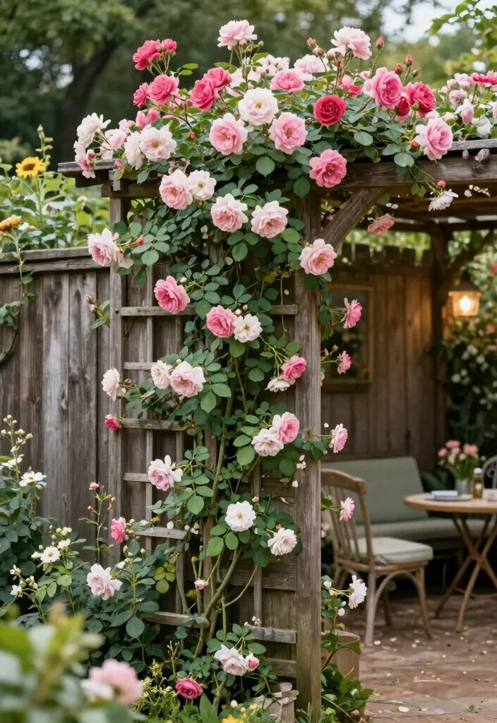 15 Vintage Garden Decor Ideas That'll Make Your Outdoor Space a Timeless Retreat! - 7. Vintage Trellises 1