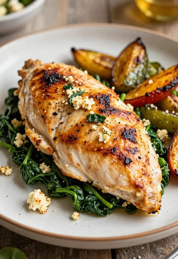 21 Protein-Packed Spring Recipes That Will Transform Your Meal Prep Game! - 12. Spinach and Feta Stuffed Chicken Breast 1
