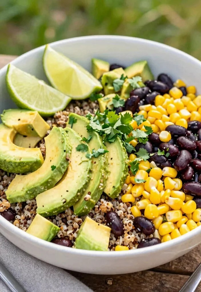 21 Protein-Packed Spring Recipes That Will Transform Your Meal Prep Game! - 14. Avocado and Black Bean Quinoa Salad 1