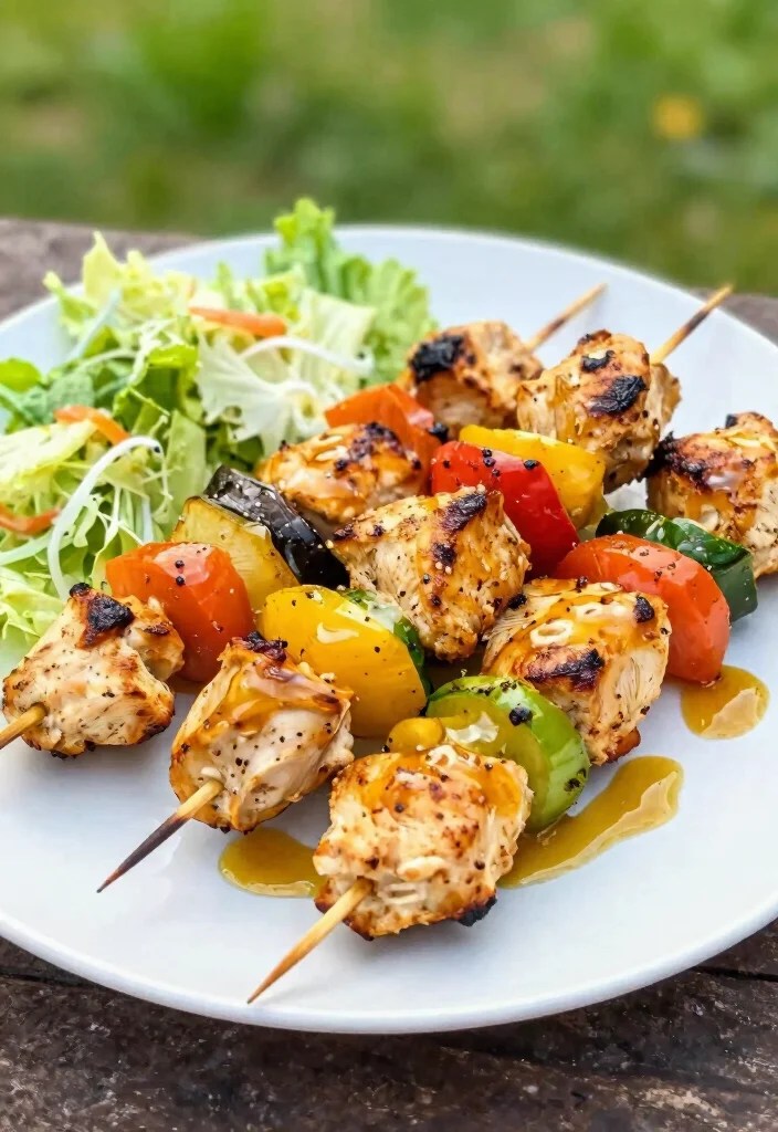21 Protein-Packed Spring Recipes That Will Transform Your Meal Prep Game! - 15. Honey Mustard Grilled Chicken Skewers 1