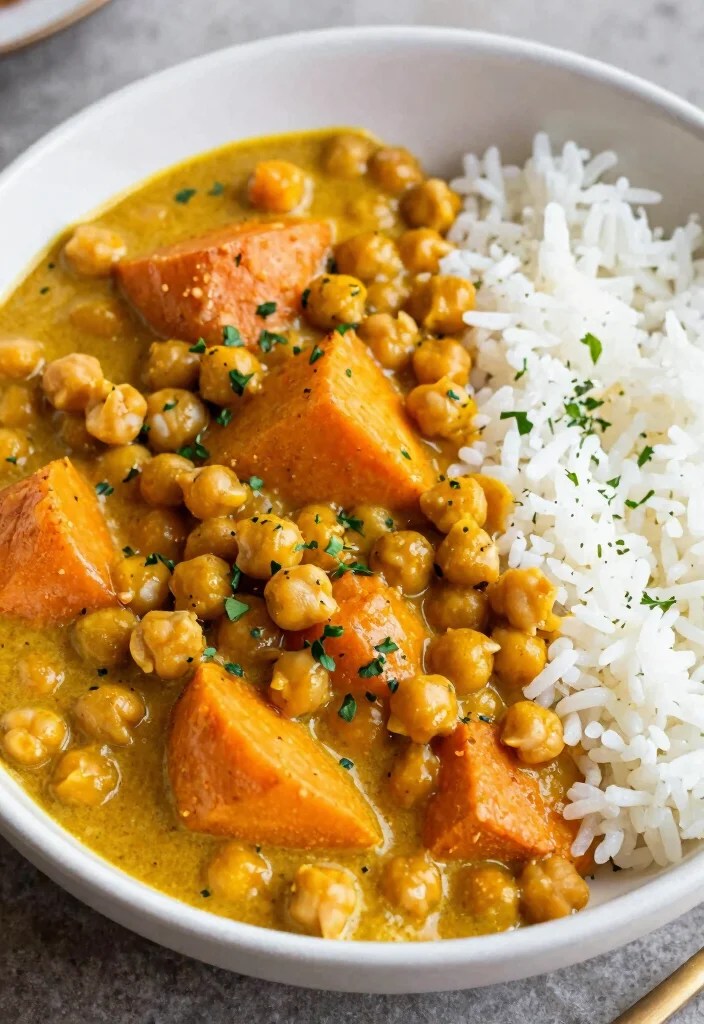 21 Protein-Packed Spring Recipes That Will Transform Your Meal Prep Game! - 18. Sweet Potato and Chickpea Curry 1