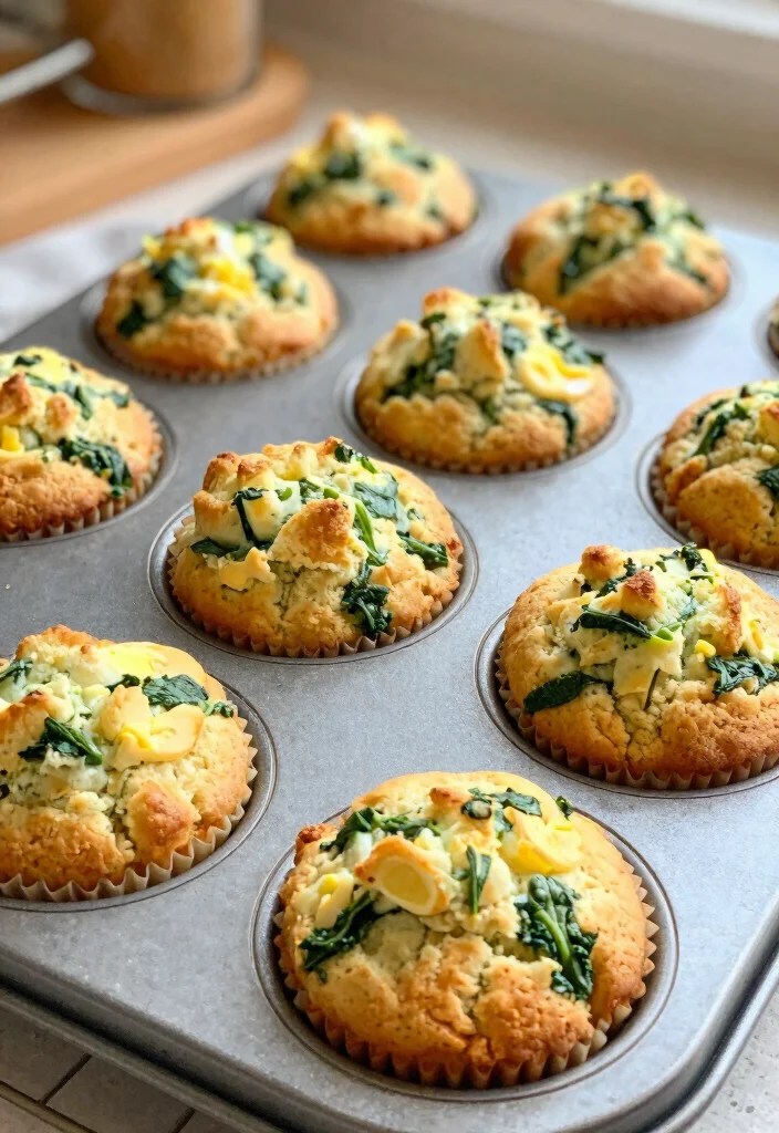 21 Protein-Packed Spring Recipes That Will Transform Your Meal Prep Game! - 21. Baked Egg and Spinach Muffins 1