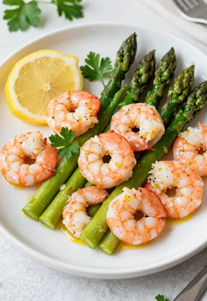 21 Protein-Packed Spring Recipes That Will Transform Your Meal Prep Game! - 4. Lemon Garlic Shrimp with Asparagus 1