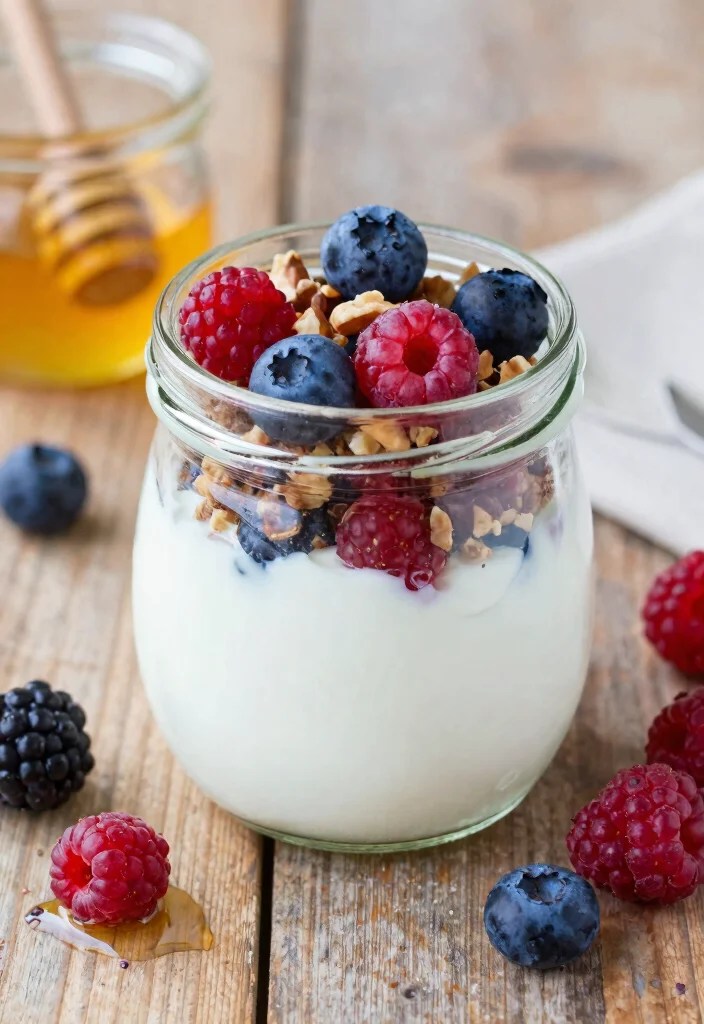 21 Protein-Packed Spring Recipes That Will Transform Your Meal Prep Game! - 6. Greek Yogurt Parfait with Berries and Nuts 1